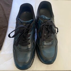 Men's Hogan Black and Blue Sneakers